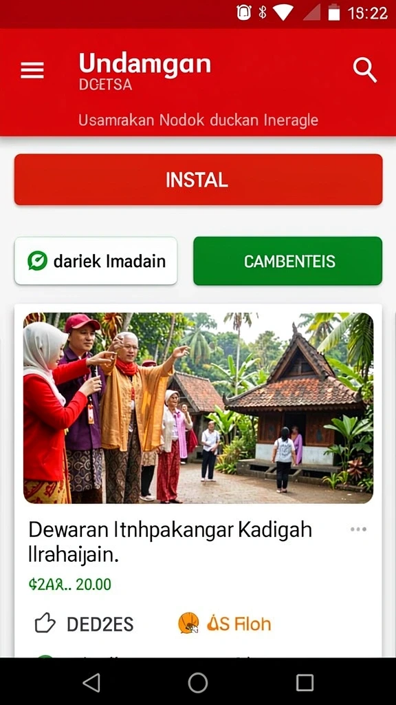 Tampilan antarmuka permainan yang menarik dan mudah dipahami.