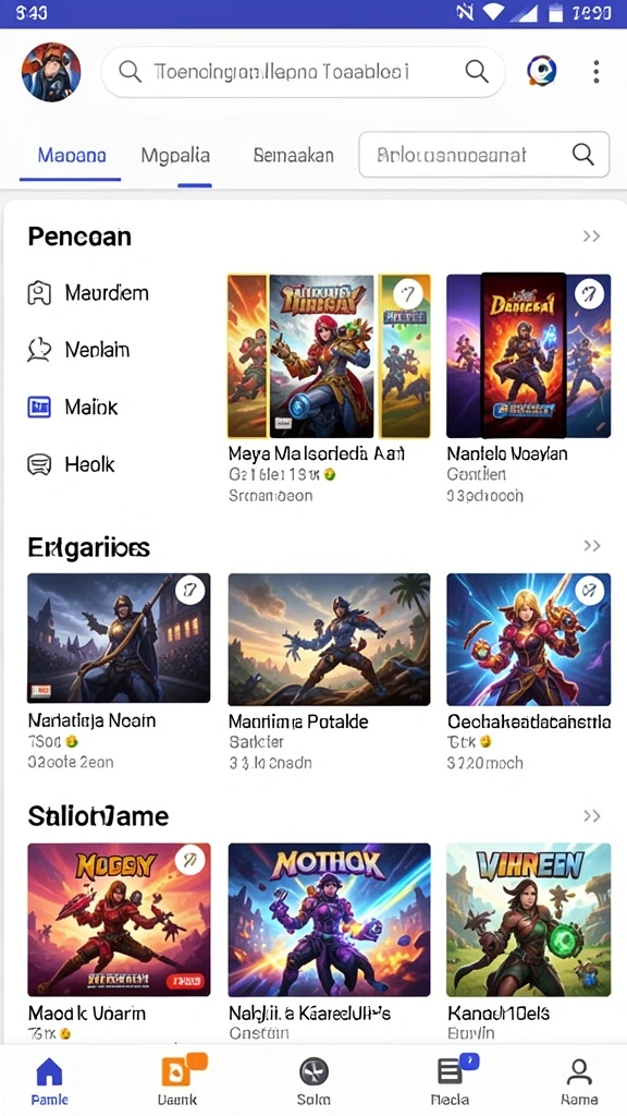 Tampilan grafik yang memukau di level awal.