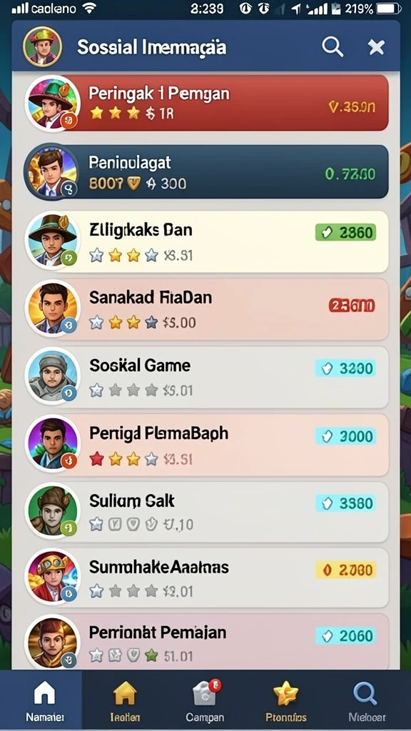 Level yang bervariasi dan penuh tantangan.
