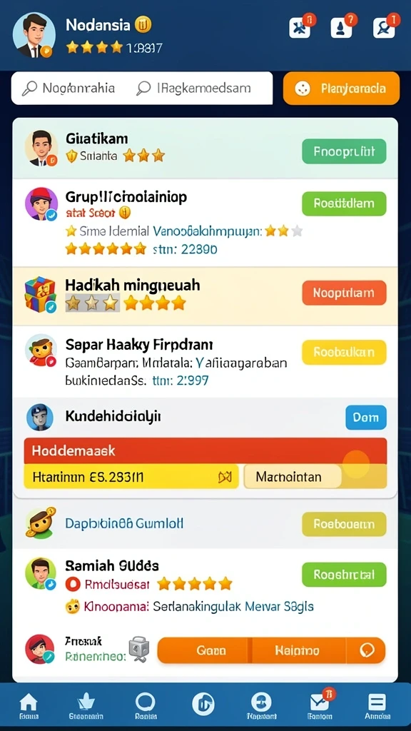 Tampilan utama aplikasi BOS88 yang menarik.