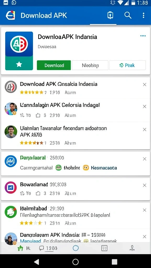 Tampilan menu utama yang menarik dan mudah dinavigasi.