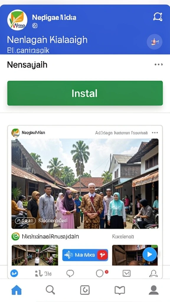 Tampilan awal aplikasi CUANHOKI yang menarik.