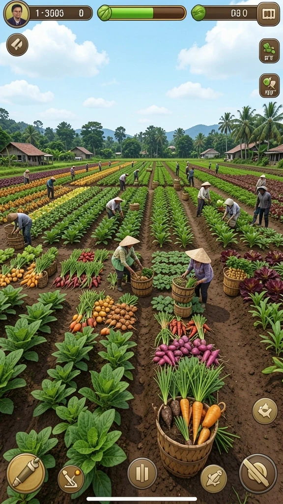 Menu permainan yang mudah dinavigasi.