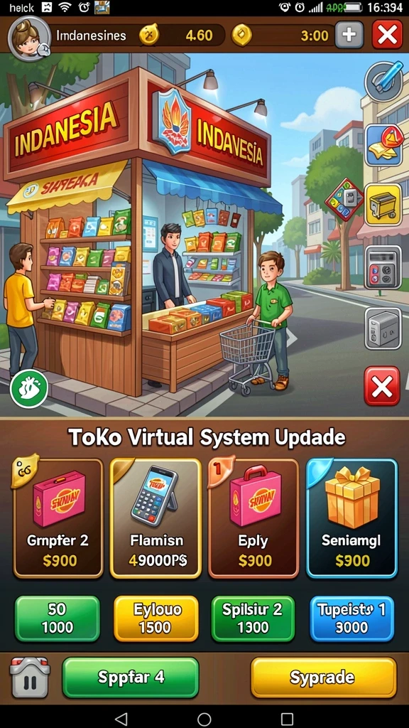 Grafik memukau yang menghidupkan dunia game.