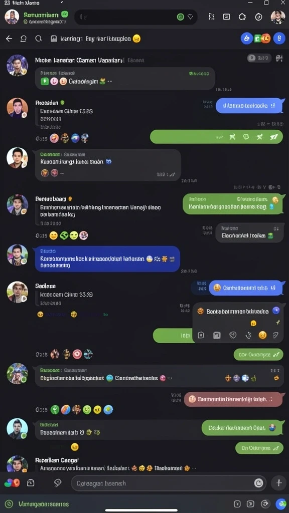 Tampilan menu utama GIGA33 yang menarik.