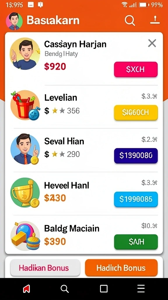 Tampilan antarmuka yang ramah pengguna.