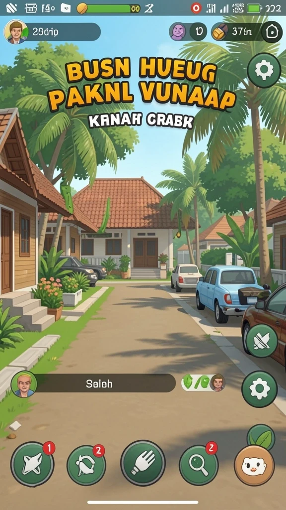 Tampilan antarmuka aplikasi yang ramah pengguna.
