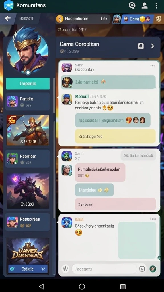 Level permainan yang menantang dan seru.