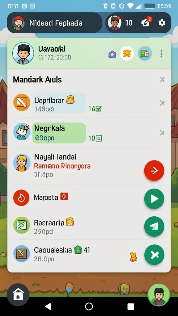Antarmuka utama JKTPLUS yang menarik dan mudah dinavigasi.