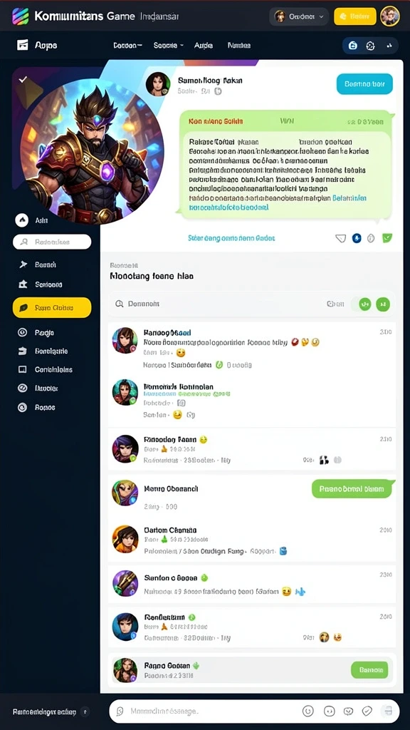 Fitur interaksi dengan pemain lain yang seru.