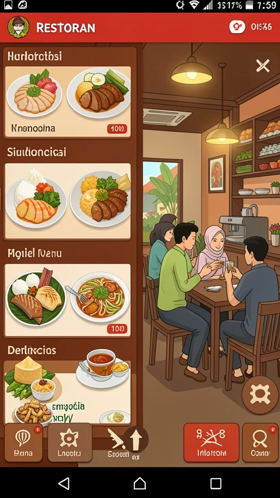 Tampilan antarmuka yang menarik dan mudah digunakan.