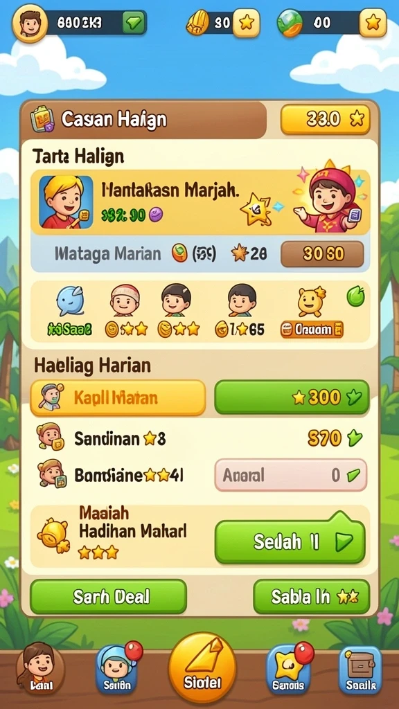 Tampilan antarmuka yang menarik dan mudah digunakan.