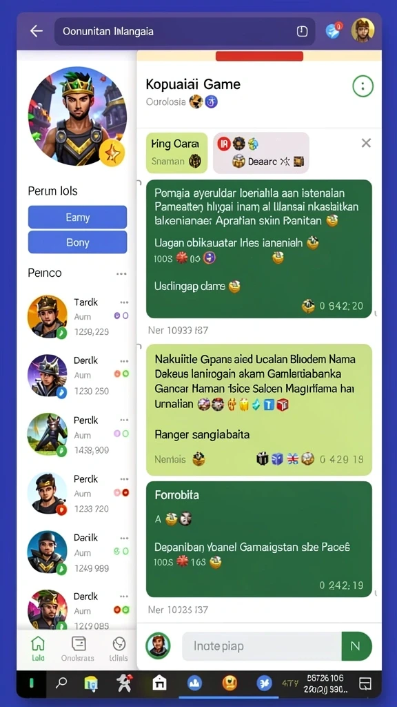 Tampilan interaktif dengan grafis yang memukau.