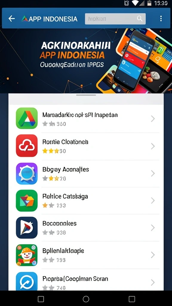 Tampilan antarmuka aplikasi MYSLOT188 yang modern.
