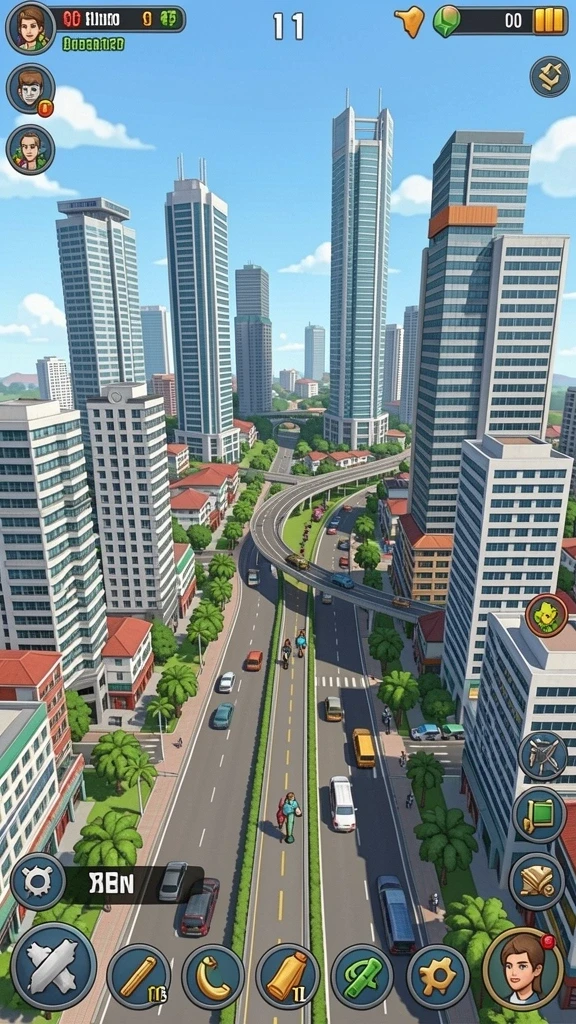 Karakter-karakter unik dengan kemampuan berbeda.