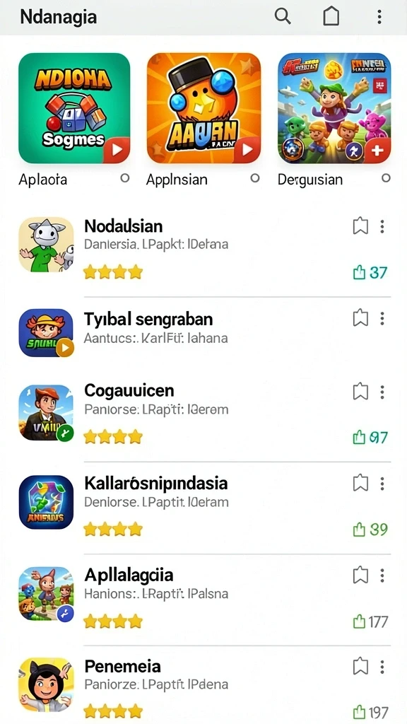 Tampilan utama aplikasi NUSABET yang modern.