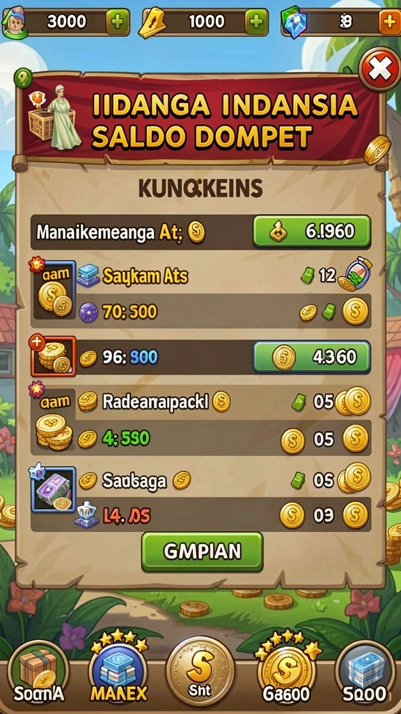 Tampilan awal yang menarik dan intuitif.