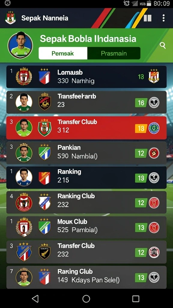 Tampilan permainan yang menarik dan penuh warna.