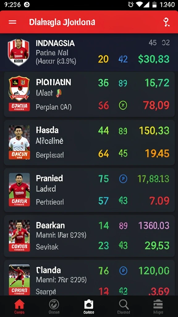 Tampilan grafis yang menggugah selera.