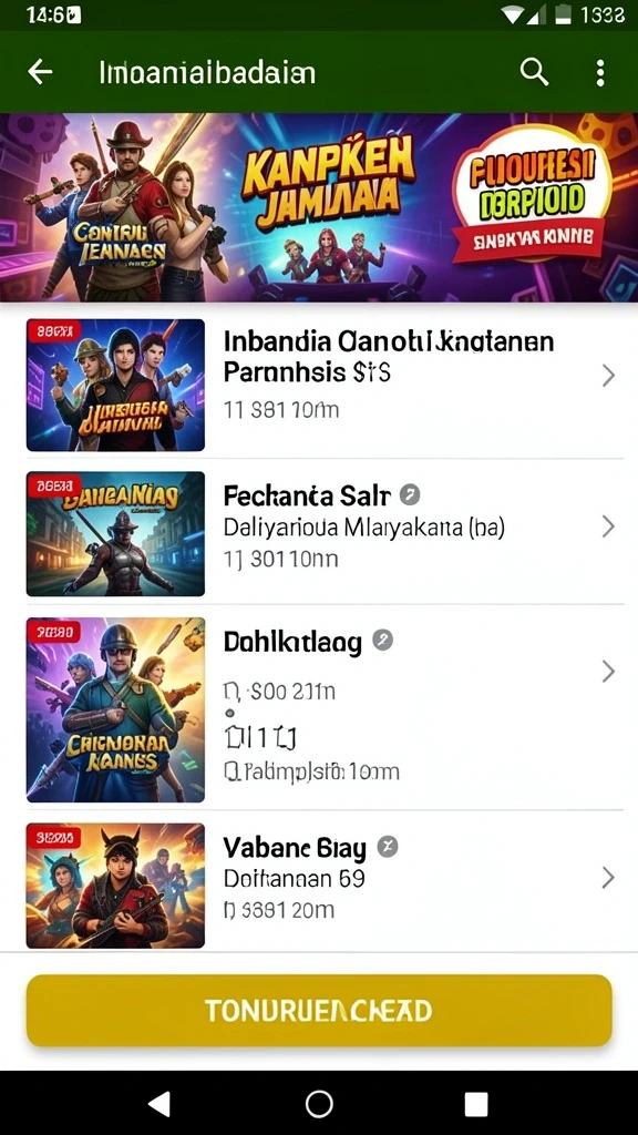 Tampilan antarmuka yang modern dan menarik.