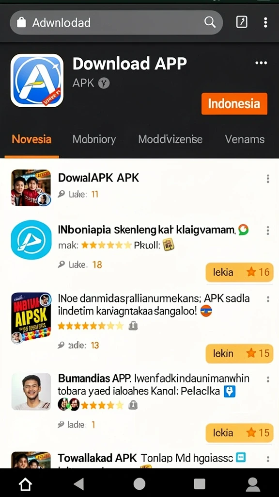Screenshot menampilkan promosi menarik bagi pengguna baru.