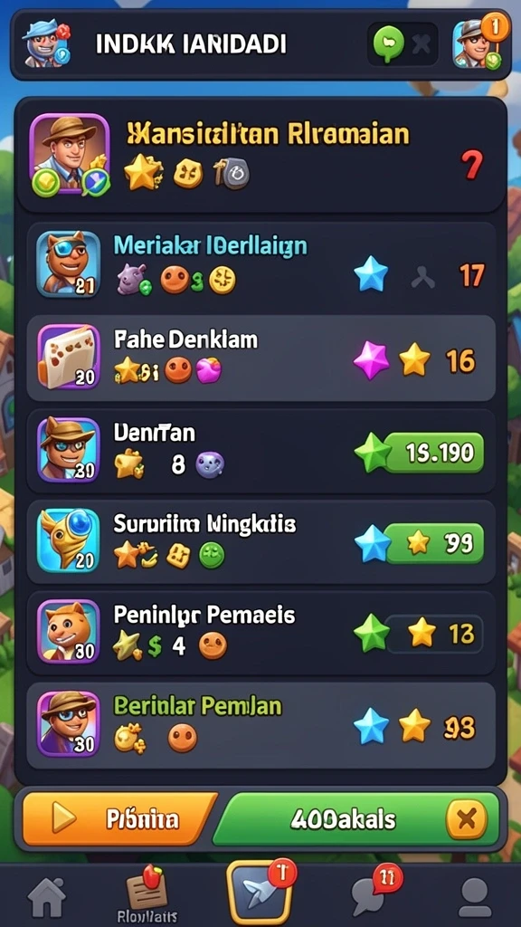Mode multiplayer seru dengan teman-teman.