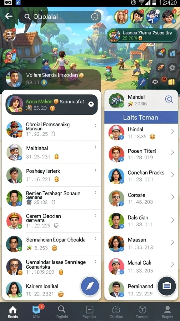 Tampilan mode permainan poker klasik yang mengasyikkan.