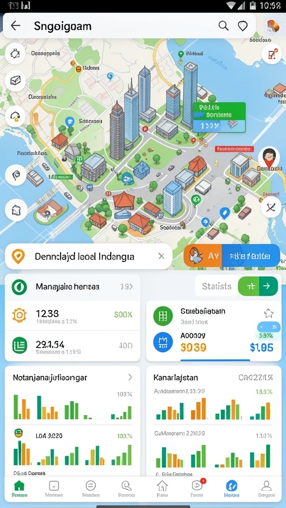 Menu permainan yang mudah diakses.
